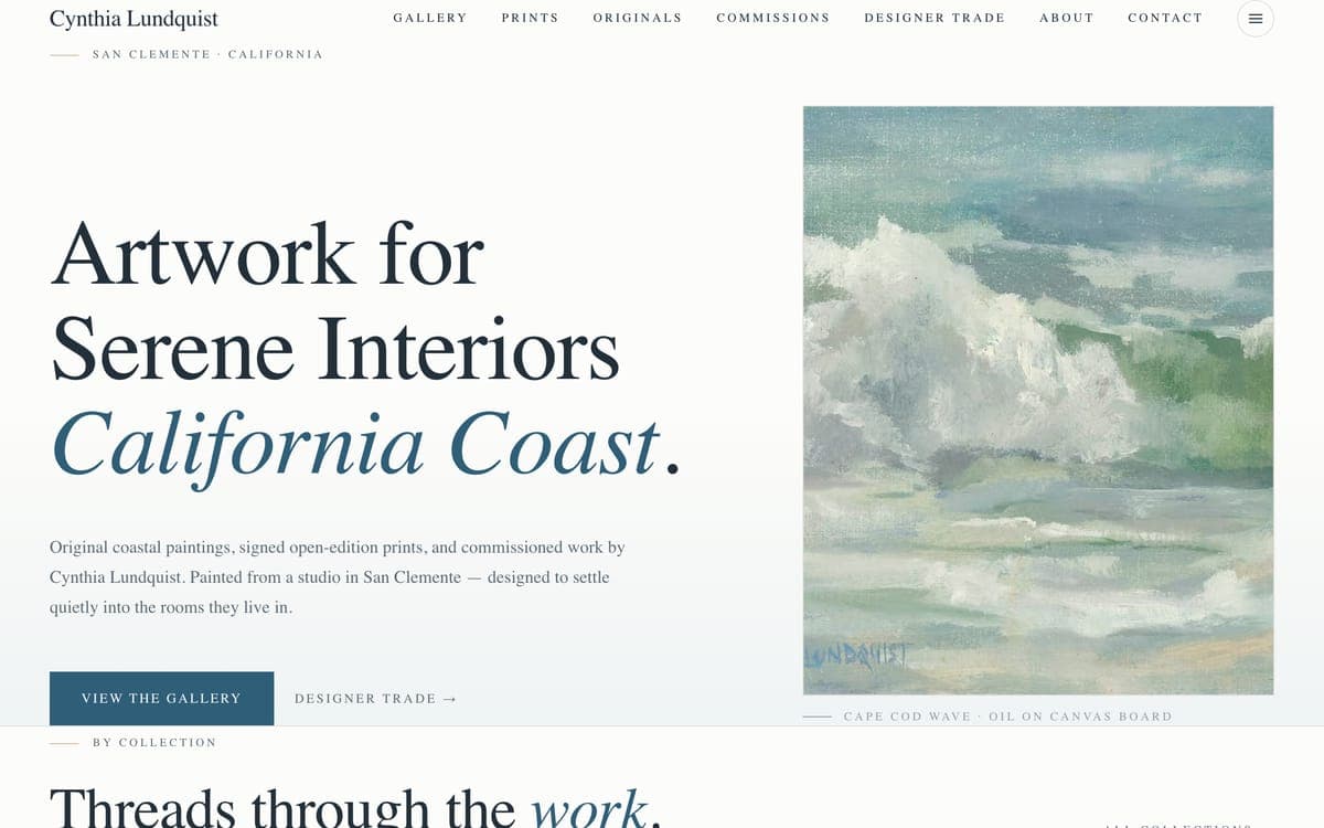The Cynthia Lundquist Art homepage