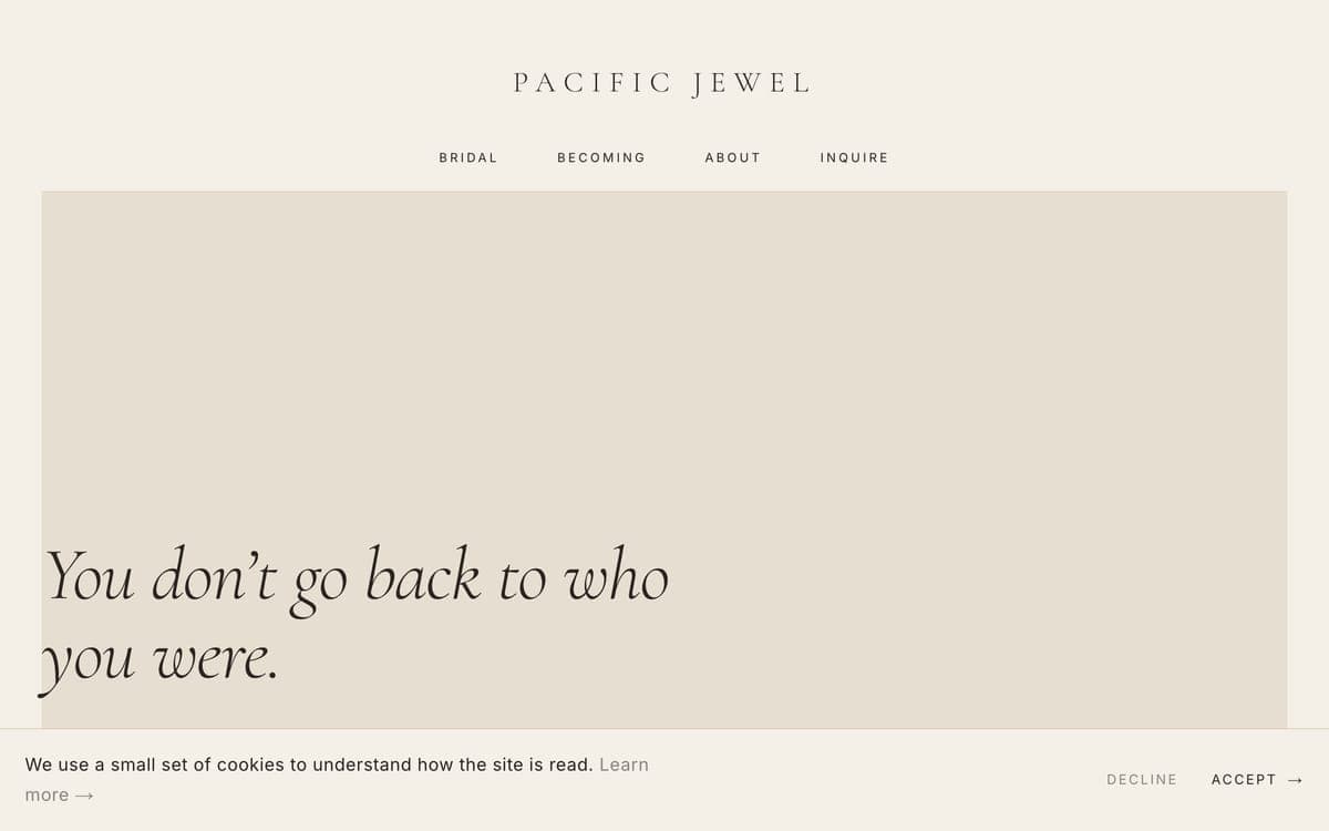 The Pacific Jewel homepage